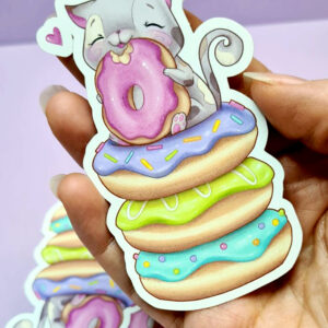 Donut Katze Sticker