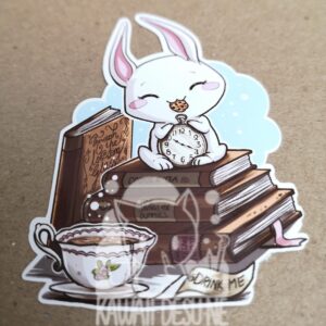 Von Büchern und Hasen Sticker