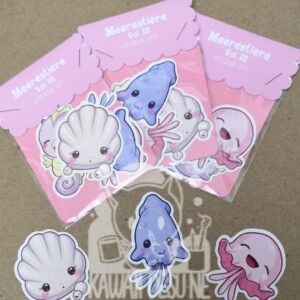 Meerestiere Sticker Set III Vinyl