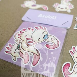 Axolotl Sticker Set Vinyl